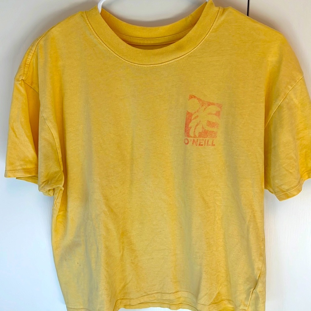 O'Neill Yellow Short Sleeve Tee